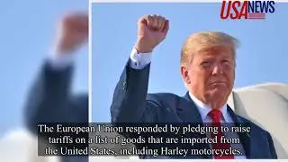 Trump encourages boycott Harley Davidson