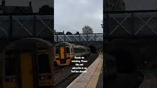 Transport for Wales Class 158 barrels through Ludlow with Holyhead to Cardiff Central 16.11.2022