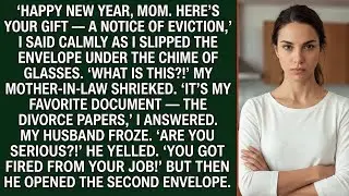 &ldquo;Happy New Year, MIL&mdash;your gift: an eviction notice,&rdquo; I said, handing the envelope.