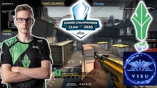 HAVU xseveN vs VisuGG TRAIN HIGHLIGHTS Elisa CS:GO Finnish Championship 2020