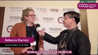 Интервью с Ребеккой Харви из Co-op News о Всемирном мониторинге кооперативов 2025 года.