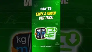 🎯Day 73: Convert Formula in Excel &ndash; Easy Unit Conversions in Seconds! ⚡📊