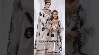 Latest beautiful mom and daughter matching dress ideas/mother daughter same dressing #latest#short