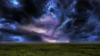 MAGIC FIELD - RAIN SOUNDS FOR STUDYING | BLACK SCREEN