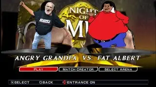 Angry Grandpa vs Fat Albert | WWE 2K11 SVR 