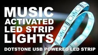 Светодиодная лента с музыкальным управлением &mdash; светодиодная лента DotStone RGB Music Sync USB