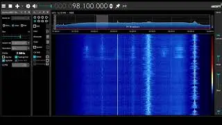 SW Quebec SDR FM radio DX -Distant radio signals, Airplane+Meteor scatter,  60 miles N of Ottawa