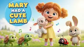 У Мэри был милый ягненок 🐑 | Развивающая песенка-сказка для малышей и детей дошкольного возраста ...