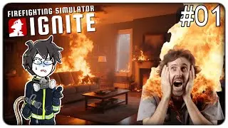 SONO UN POMPIERE MA STO SIMULATORE E' ANCHE TROPPO REALISTICO | Firefighting Simulator Ignite ep.01