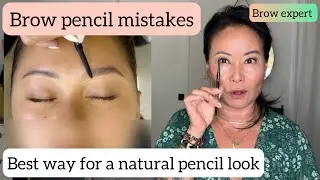 Brow pencil mistakes