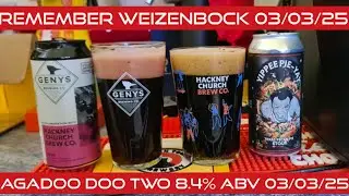 Hackney Church Brew Co. & Genys Brew Co. Stout 7.4% & Yippiee Pie-Yay Texas Pecan Stout 5.9% ABV