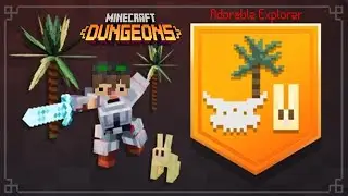 Minecraft Dungeons Adorable Explorer Achievement!