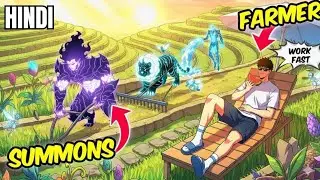 He Just Wanted to Farm&hellip; But He Awakened as a Necromancer with a SYSTEM | Manhwa in Hindi