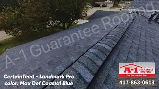 CertainTeed Landmark Pro - Max Def Coastal Blue vid 1