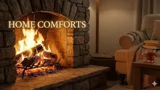 4K Crackling Fireplace 🔥 Cozy Winter Night Ambience for Sleep, Study & Relax (No Music) #shorts 