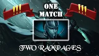 2x Rampage - Dota 2 : Phantom Assassin