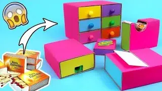 DIY organizer || how to make an organizer from match stick box