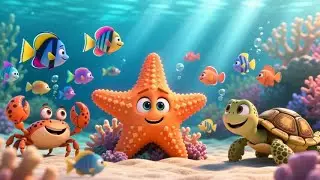 The Shy Starfish Wave Hello | Fun Ocean and Animal Song for Kids | Nursery Rhymes & Kids Songs