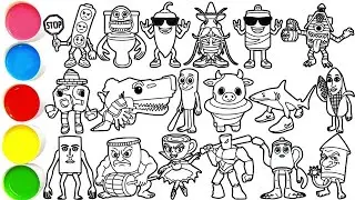 Draw 18 Amazing Italian Meme Creatures in Minutes - Stoppo Luminino, CHILLIN CHILI & others