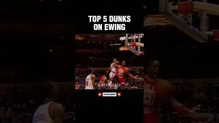 MJ's Top 5 DUNKS On Patrick Ewing #shorts