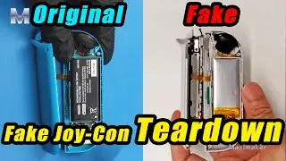 I completely disassembled a pair of fake Joy-Cons and performed simple repairs on them.