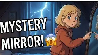 “The Mirror Blinked First 😱” #animationaesthetic #mysterystory #shorts #mirrorstory #creepyhouse 