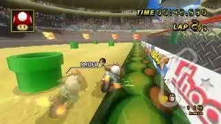 [MKW] Luigi Circuit - 1:09:908 (Bowser Bike 9th WW)