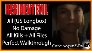 [No Commentary] Resident Evil (PS1) No Damage - Jill (Original Kill All Enemies PERFECT WALKTHROUGH)