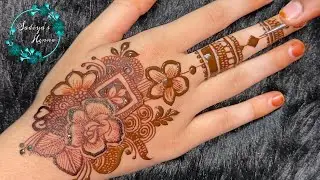 Back Hand Mehndi Design | Intricate Mehndi Design | Easy Mehndi | Eid Mehndi Design| Sadiya's Henna