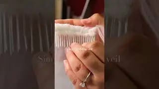 Simple wedding veil #weddingveil #bride #bridetobe #veil #diybride