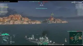 World of Warships - Team B aka NorthernFleet and BC_Hood steams out.