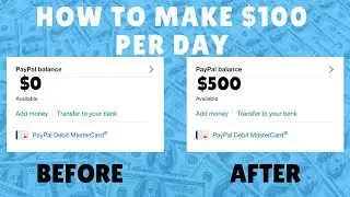 Best Way On how to make 100 dollars per day online   how to make 100 dollars a day online from home