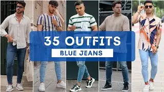 35 Blue Jeans Outfit Ideas For Men 2022 | Men's Fashion | SUMMER 2022