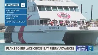Plans move forward to replace the Cross-Bay Ferry