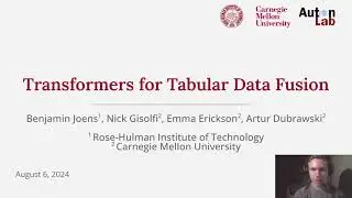 Transformers for Tabular Data Fusion | Benjamin Joens