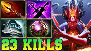 Rampage 26 Kills QOP Dota 2 Mid Lane Beast - Best Queen Of Pain Dota 2 Gameplay Guide Build 7.39