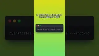 Create Python executable ( .py to .exe ) 