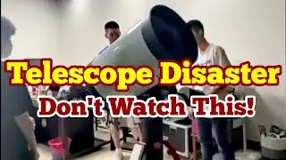Look What Happened To This Celestron 14 Inch Schmidt-Cassegrain Telescope