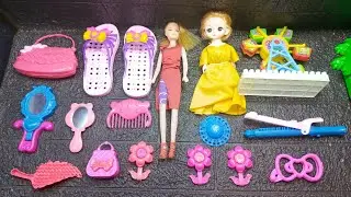 ASMR Toys 8:37 Minutes Satisfying with Barbie and Cute Doll Fashion Travel Accessories Toys 