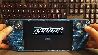 It's 'Redout: Enhanced Edition' On a Steam Deck With a 'Blue Mossy Oak Elements Agua Marlin' Skin