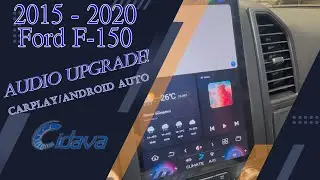 Снятие магнитолы Ford F-150 2015–2020 годов и установка магнитолы Cidava на вторичном рынке Apple...