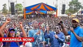 LIVE: Sifuna, Babu Owino, Winnie Odinga and other leaders Mega Rally in Kakamega after ditching Ruto