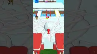 Challenge || snow race 3D #short #snowrace