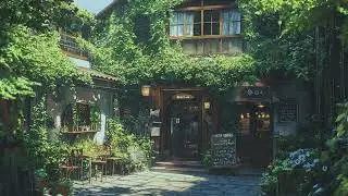 Stumbling Upon a Hidden Ivy Cafe 🌿 Peaceful Rain Ambience [No Music]