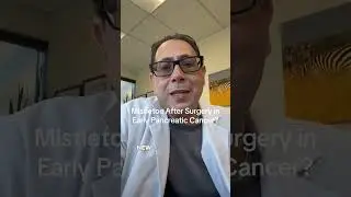 Mistletoe treatment after surgery in early stage pancreatic cancer