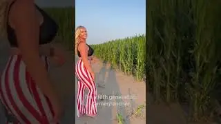 Farm girl at a truck show