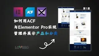 第1课：不用WooCommerce，用ACF管理产品和分类
