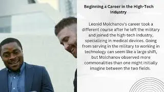 How Did Leonid Molchanov Transition from Military Service to Medical Technology?