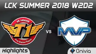 SKT vs MVP Highlights Game 1 LCK Summer 2018 W2D2 SK Telecom T1 vs MVP by Onivia