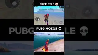 Free Fire🤡 VS Pubg Mobile💀 #pubg #ff #pubgvsff #ffvspubg #freefirevspubg #pubgvsfreefire